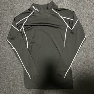 Men's Black Neleus Long sleeve compression tee